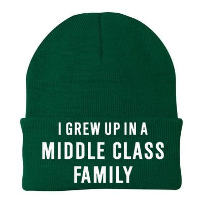 I Grew Up In A Middle Class Family Knit Cap Winter Beanie