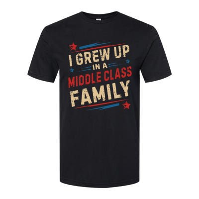 I Grew Up In A Middle Class Family Kamala Harris Answers All Softstyle CVC T-Shirt