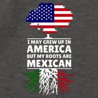 I Grew Up In America But My Roots Are Mexican Vector Backpack