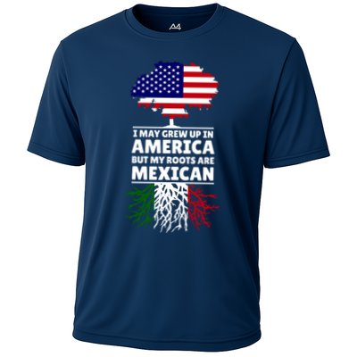 I Grew Up In America But My Roots Are Mexican Performance Shirt