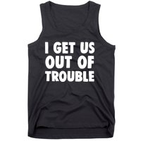 I Get Us Into Out Of Trouble Set Matching Couples Funny Tank Top