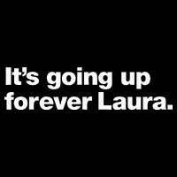 ItS Going Up Forever Laura Bitcoin Saylor Quote Design Impact Tech Backpack