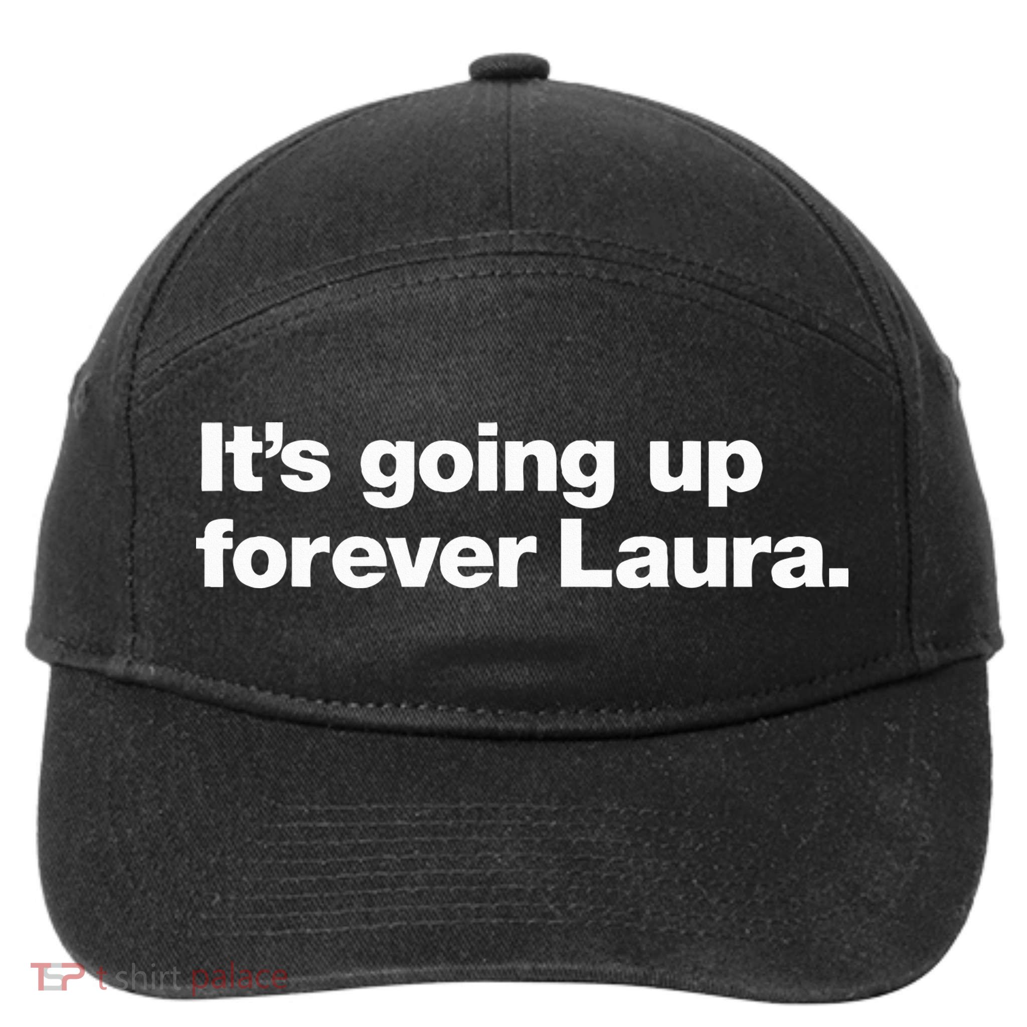 ItS Going Up Forever Laura Bitcoin Saylor Quote Design 7-Panel Snapback Hat