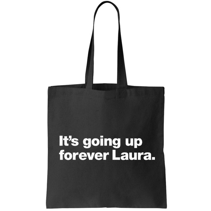 ItS Going Up Forever Laura Bitcoin Saylor Quote Design Bag