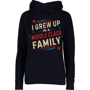 I Grew Up In A Middle Class Family Kamala Harris Answers All Womens Funnel Neck Pullover Hood