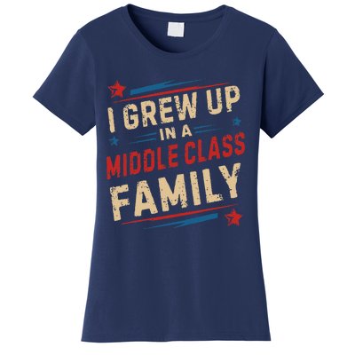 I Grew Up In A Middle Class Family Kamala Harris Answers All Women's T-Shirt