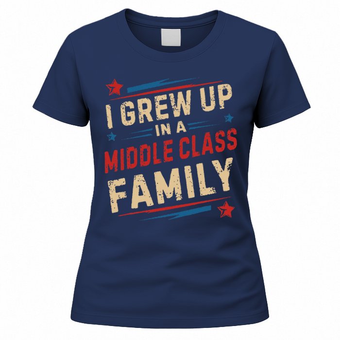 I Grew Up In A Middle Class Family Kamala Harris Answers All Women's T-Shirt