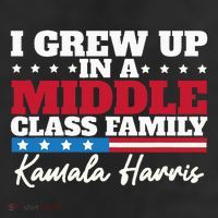 I Grew Up In A Middle Class Family Flag American Kamala 11oz C Handle Ceramic Mug