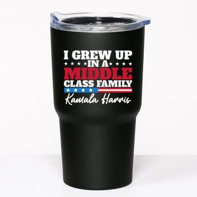I Grew Up In A Middle Class Family Flag American Kamala Tumbler