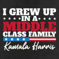 I Grew Up In A Middle Class Family Flag American Kamala 25L Jumbo Tote