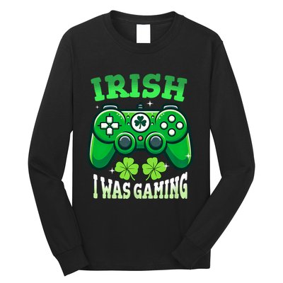 Irish Gamer Video Game St PatrickS Day Controller Long Sleeve Shirt