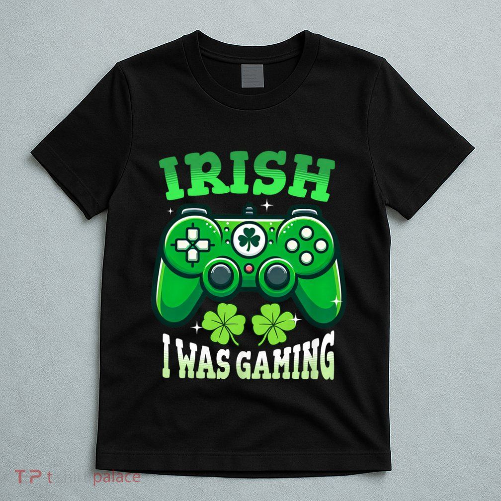 Irish Gamer Video Game St PatrickS Day Controller T-Shirt