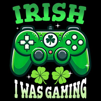 Irish Gamer Video Game St PatrickS Day Controller T-Shirt