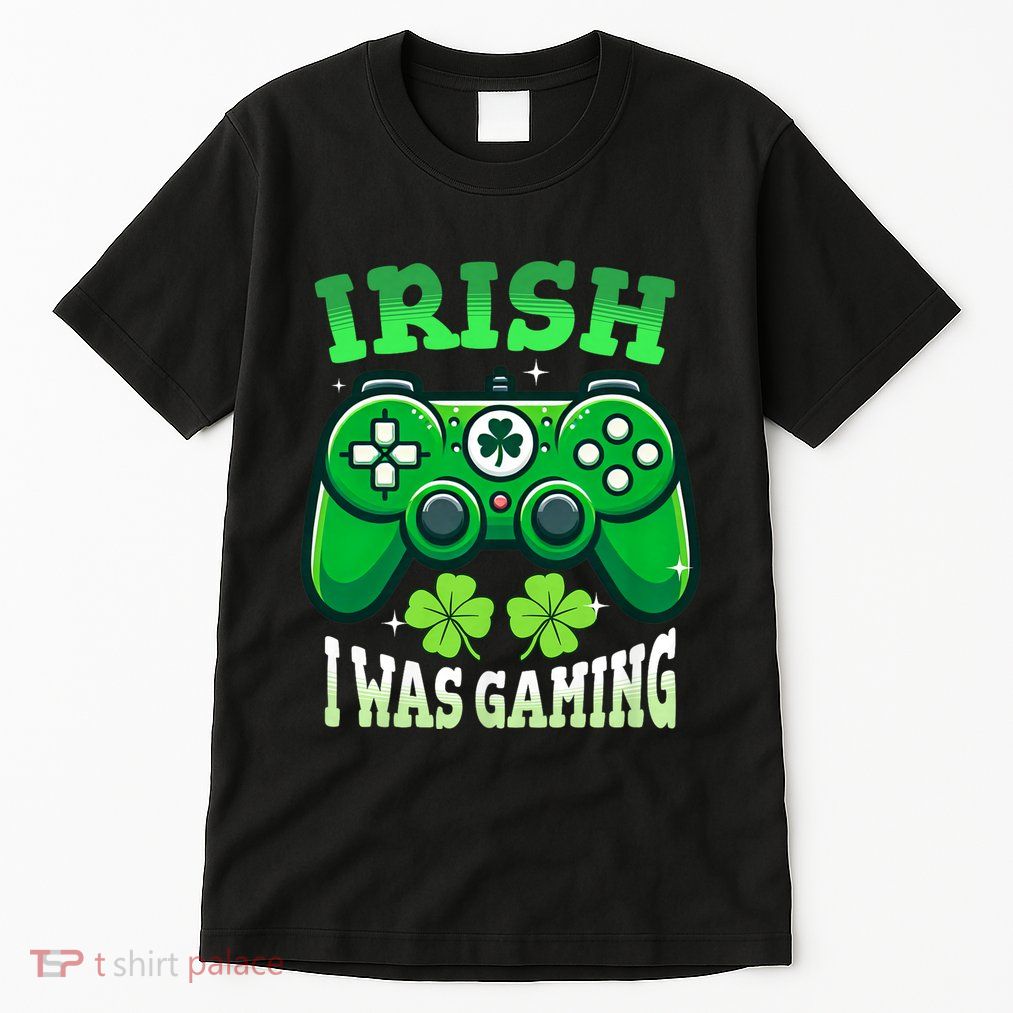 Irish Gamer Video Game St PatrickS Day Controller Tall T-Shirt