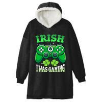 Irish Gamer Video Game St PatrickS Day Controller Hooded Wearable Blanket