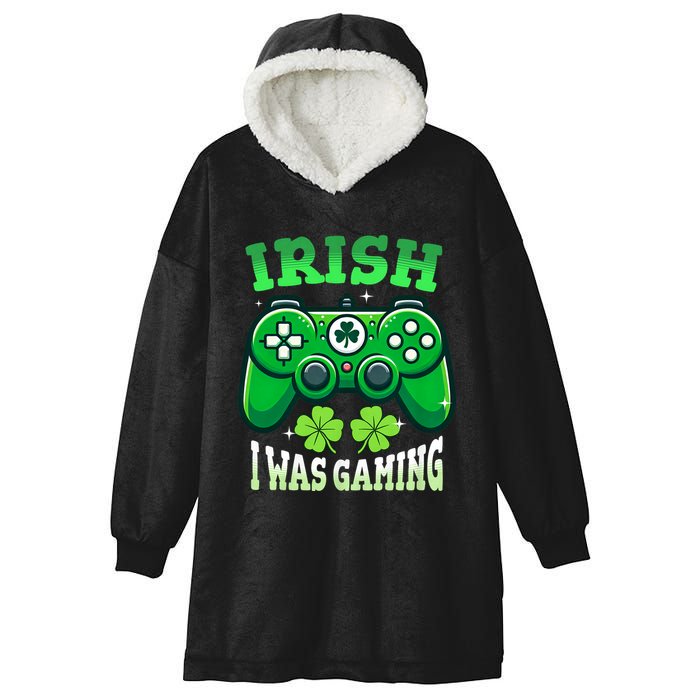 Irish Gamer Video Game St PatrickS Day Controller Hooded Wearable Blanket