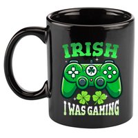 Irish Gamer Video Game St PatrickS Day Controller 11oz C Handle Ceramic Mug