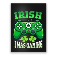 Irish Gamer Video Game St PatrickS Day Controller Poster