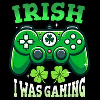 Irish Gamer Video Game St PatrickS Day Controller Poster