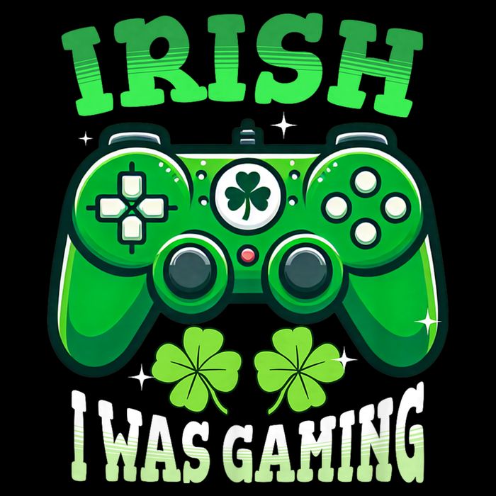 Irish Gamer Video Game St PatrickS Day Controller Poster
