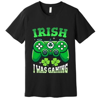 Irish Gamer Video Game St PatrickS Day Controller Premium T-Shirt