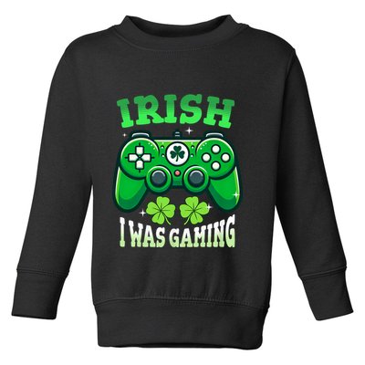 Irish Gamer Video Game St PatrickS Day Controller Toddler Sweatshirt