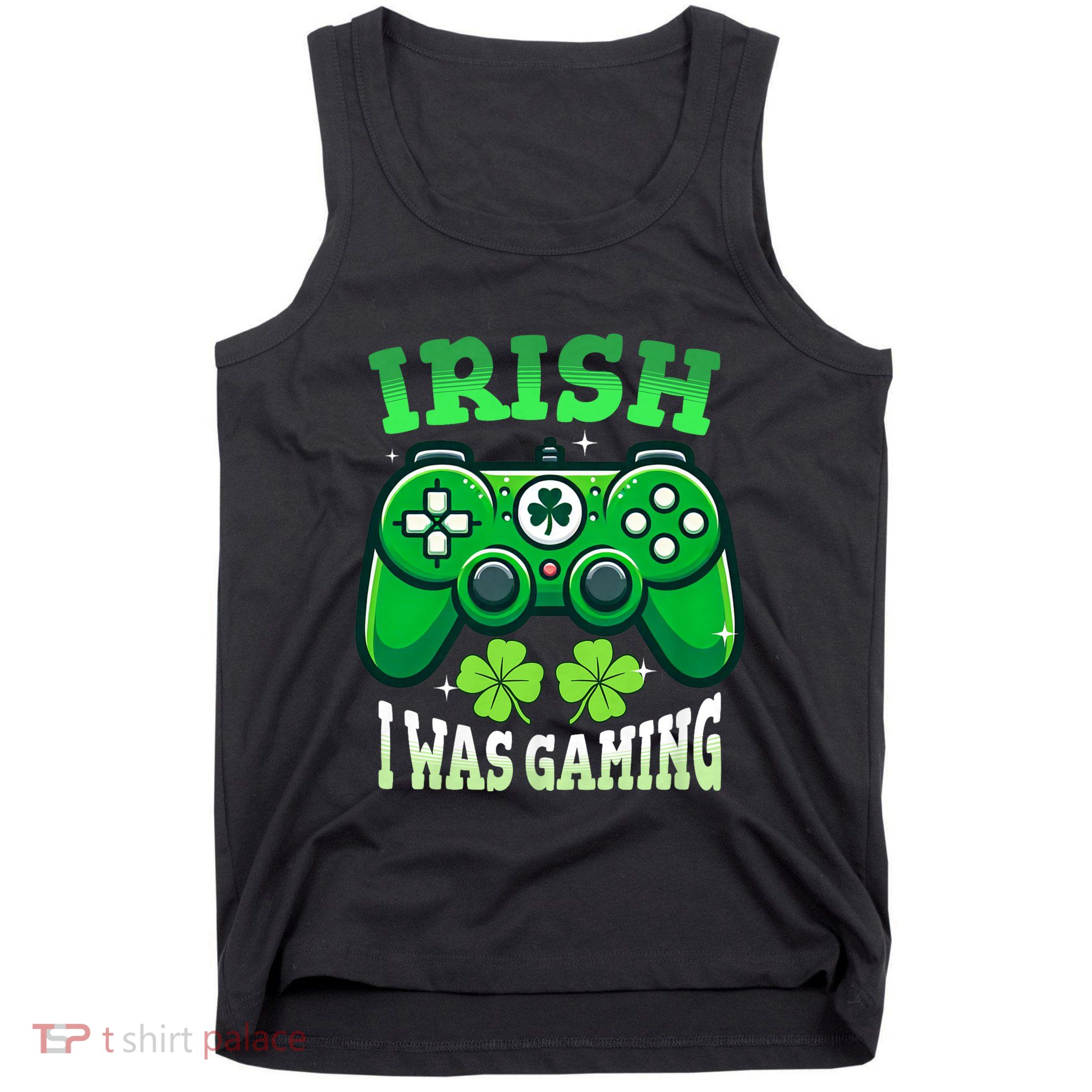 Irish Gamer Video Game St PatrickS Day Controller Tank Top