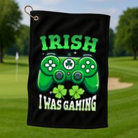 Irish Gamer Video Game St PatrickS Day Controller Golf Towel