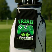 Irish Gamer Video Game St PatrickS Day Controller Golf Towel