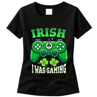 Irish Gamer Video Game St PatrickS Day Controller Womens T-Shirt
