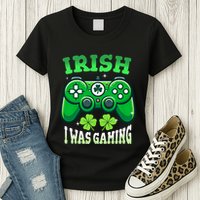 Irish Gamer Video Game St PatrickS Day Controller Womens T-Shirt