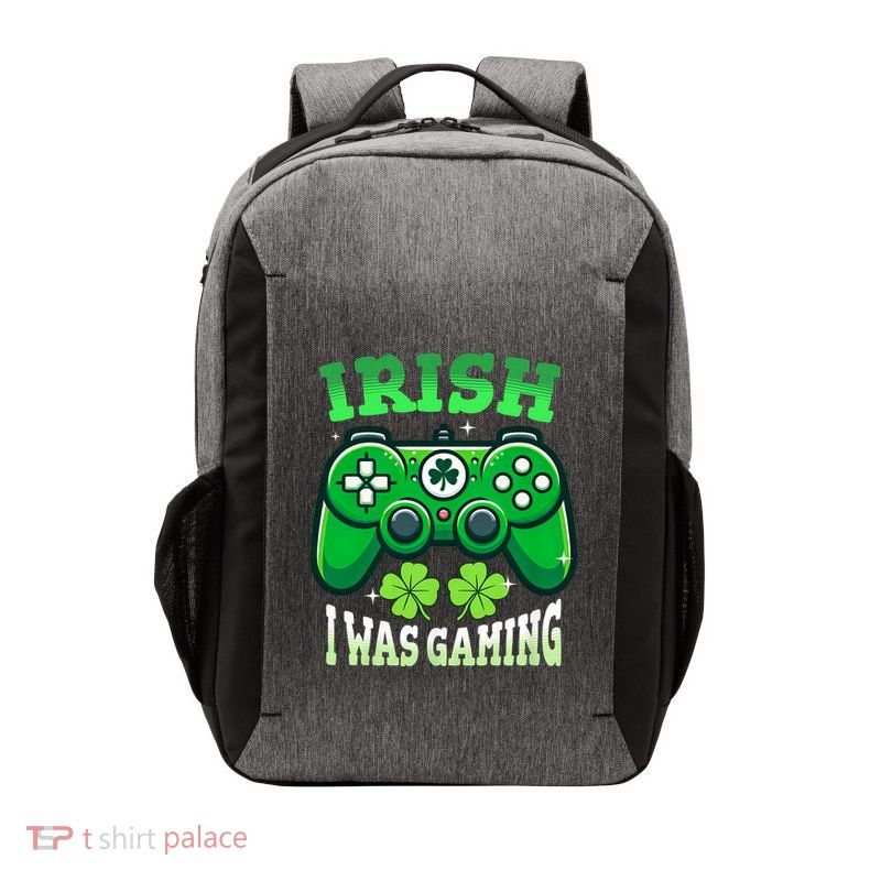 Irish Gamer Video Game St PatrickS Day Controller Vector Backpack