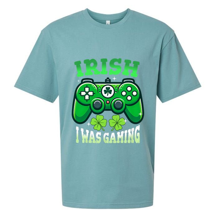 Irish Gamer Video Game St PatrickS Day Controller Sueded Cloud Jersey T-Shirt