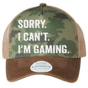 I'm Gaming Video Games Funny Gamer Gif Legacy Tie Dye Trucker Hat