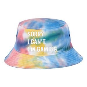 I'm Gaming Video Games Funny Gamer Gif Tie Dye Newport Bucket Hat