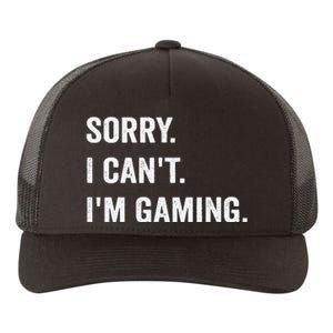 I'm Gaming Video Games Funny Gamer Gif Yupoong Adult 5-Panel Trucker Hat