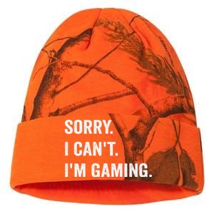 I'm Gaming Video Games Funny Gamer Gif Kati Licensed 12" Camo Beanie