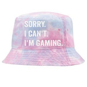 I'm Gaming Video Games Funny Gamer Gif Tie-Dyed Bucket Hat