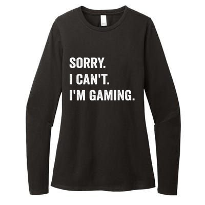 I'm Gaming Video Games Funny Gamer Gift For Teen Womens CVC Long Sleeve Shirt