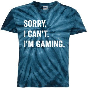 I'm Gaming Video Games Funny Gamer Gift For Teen Kids Tie-Dye T-Shirt