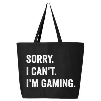 I'm Gaming Video Games Funny Gamer Gift For Boys Teen 25L Jumbo Tote