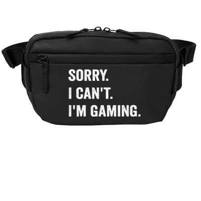 I'm Gaming Video Games Funny Gamer Gift For Boys Teen Crossbody Pack