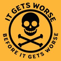 It Gets Worse Before It Gets Worse Sustainable Knit Beanie