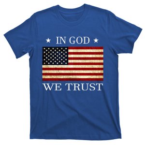 In God We Trust American Flag Patriotic Funny Gift T-Shirt