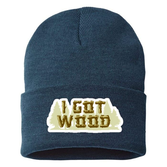 I Got Wood Sustainable Knit Beanie