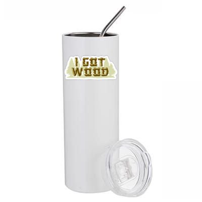 I Got Wood Stainless Steel Tumbler