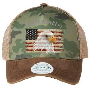 In God We Trust American Respect Gift Legacy Tie Dye Trucker Hat