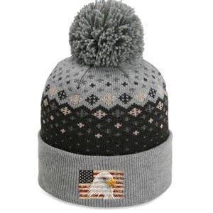 In God We Trust American Respect Gift The Baniff Cuffed Pom Beanie