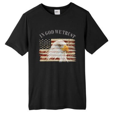 In God We Trust American Respect Gift Tall Fusion ChromaSoft Performance T-Shirt