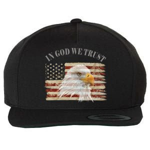 In God We Trust American Respect Gift Wool Snapback Cap